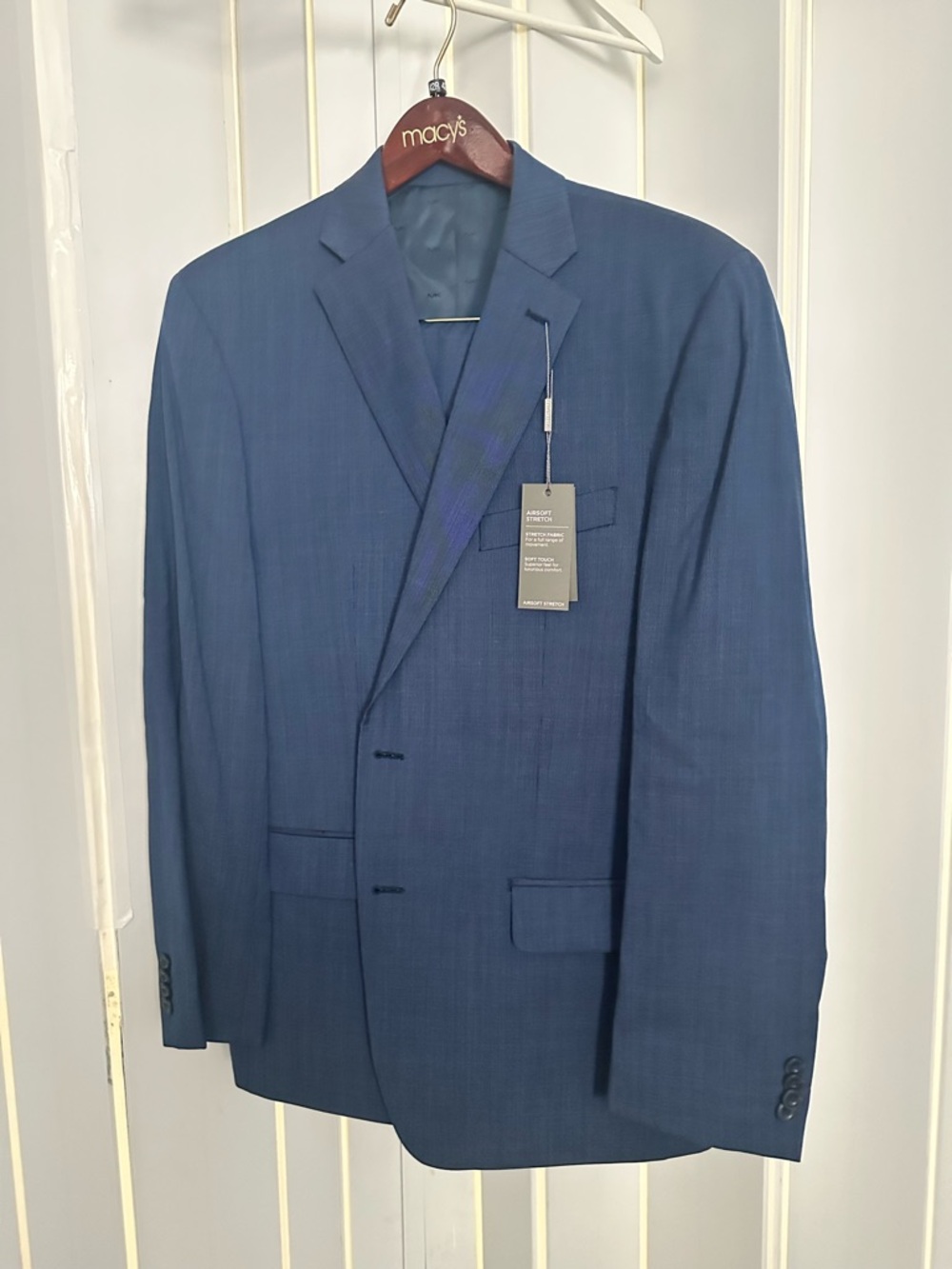 Men's Classic Michael Kors Navy Blue Jacket is 42R and pants 36x30